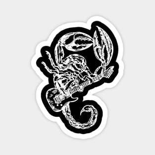 SEEMBO Scorpion Playing Guitar Guitarist Musician Music Band Magnet