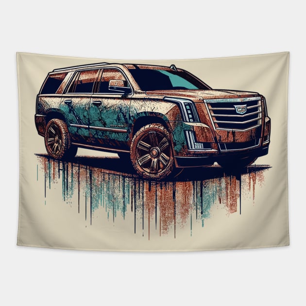 Cadillac Escalade Tapestry by Vehicles-Art