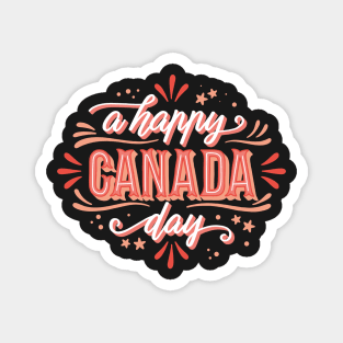 Happy Canada Day Magnet