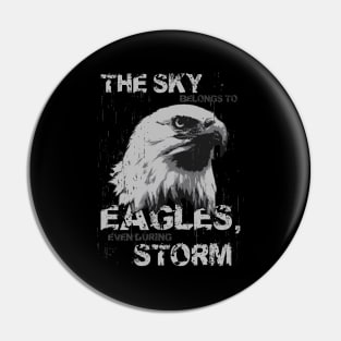 Eagle With A Cool Saying - Lettering Pin