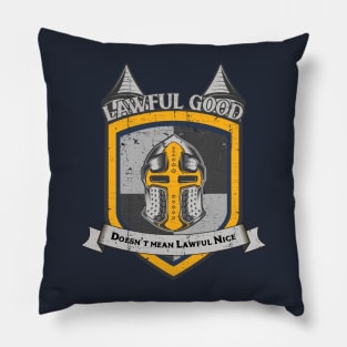 Lawful Good Pillow