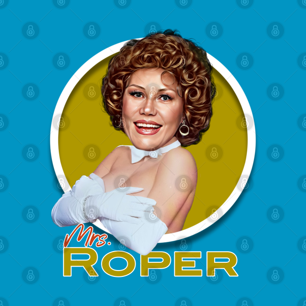 Three's Company Mrs Roper The Ropers TShirt TeePublic