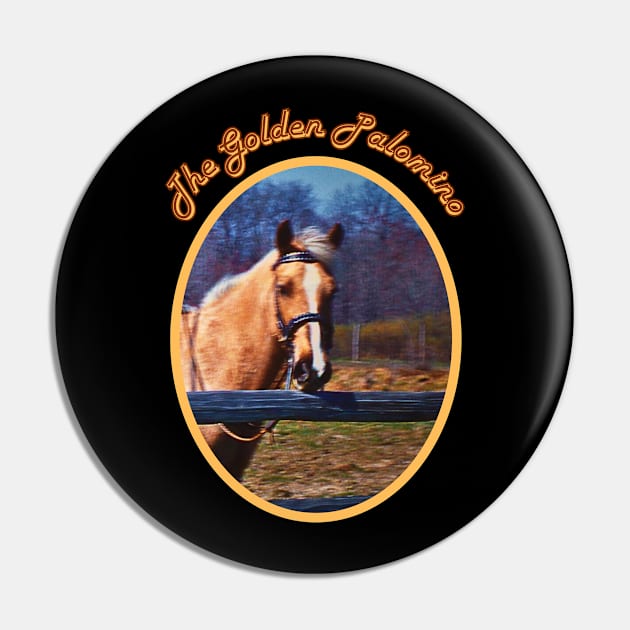 Retro Photo of Golden Palomino Pin by The Golden Palomino