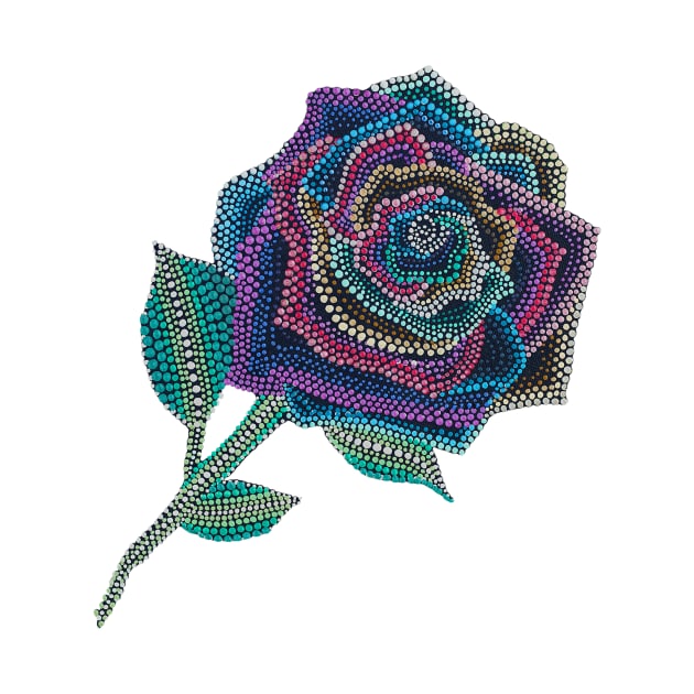 Rainbow Rose by Amy Diener