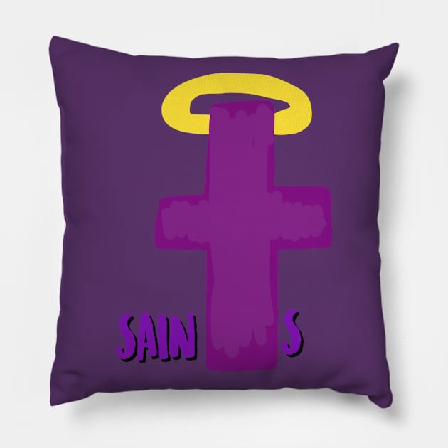 St. Paul Saints Pillow by rockcock