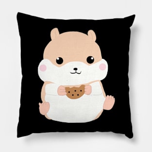 Hamster with Cookie Pillow