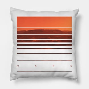 Red planet Pillow