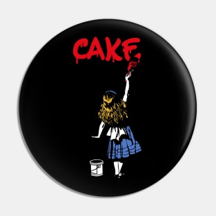 cake and red girl Pin