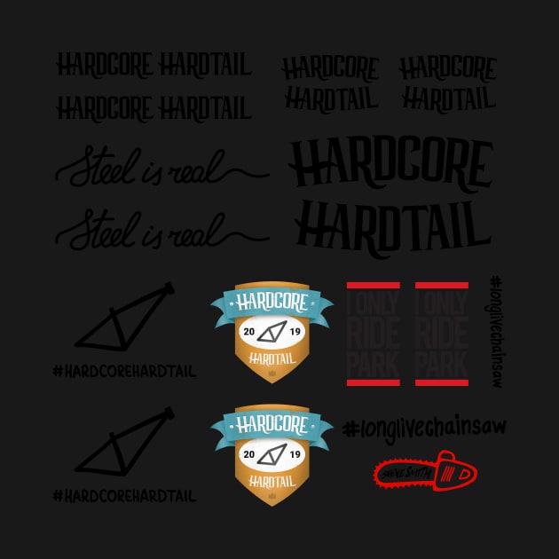 Hardcore Hardtail Sticker Pack 01 by HenrisKas