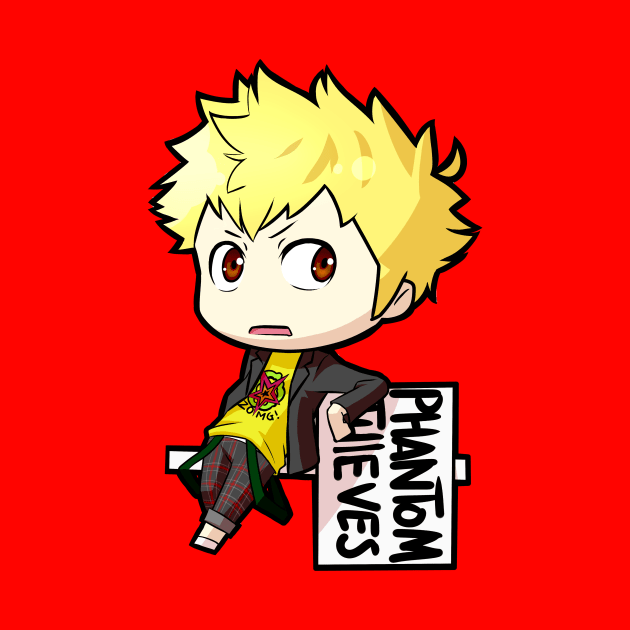 Chibi Ryuji Sakamoto - Persona 5 by MangaXai