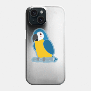 Cute Parrot - Blue & Yellow Phone Case