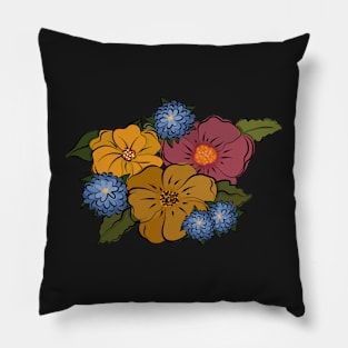 Fall Flowers | Cherie's Art(c)2021 Pillow