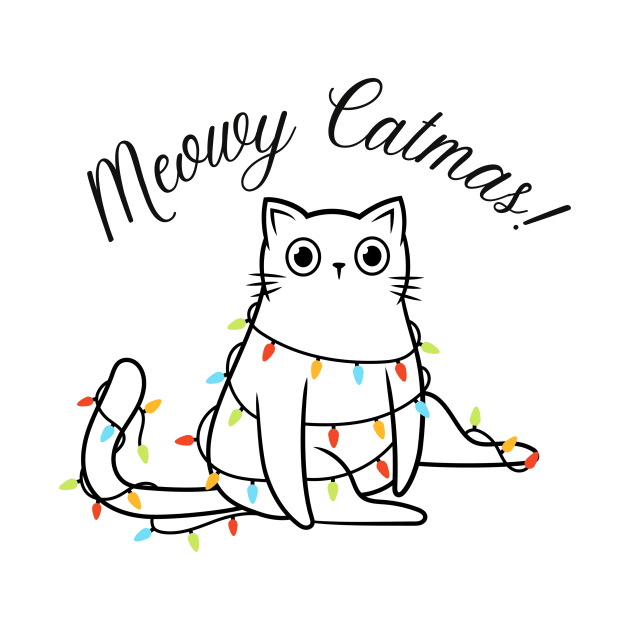 Christmas Cat Meowy Catmas by artasly