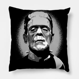 Frank Black & White Pillow