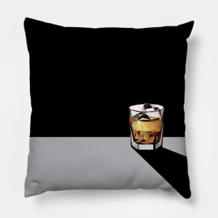 Low-poly Scotch - Black Pillow