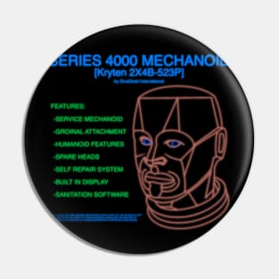 Kryten - Series 4000 mechanoid Pin