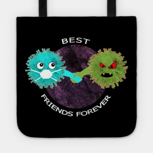 Corona best friends forever Tote