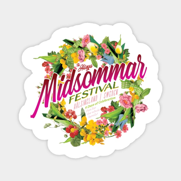 Midsommar Festival Magnet by MindsparkCreative