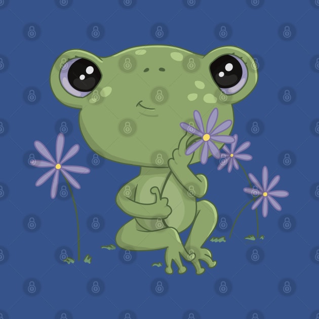 Cute Green Frog by Character Alley