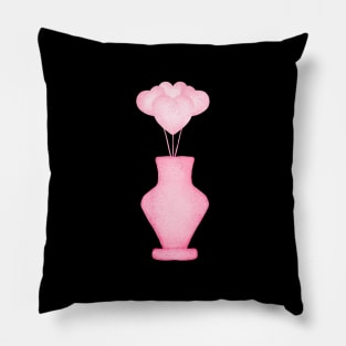 Vase Heart Pillow