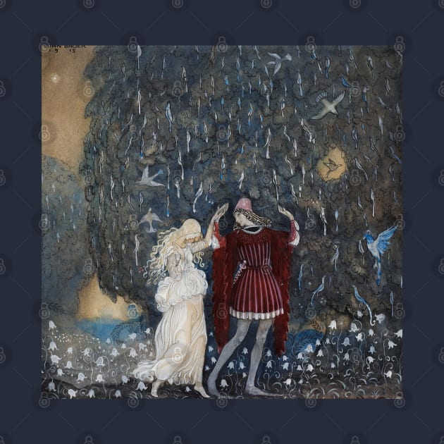 Lena dances with the knight by John Bauer 1915 by immortalpeaches
