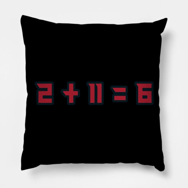 Atlanta Math! Pillow by OffesniveLine