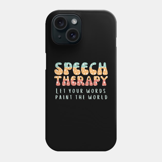 Special Education Neurodiversity OT AAC Language Pathologist Phone Case by Awesome Soft Tee