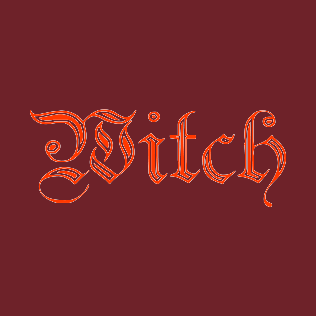 WITCH Old English Style by Gregorous Design