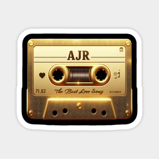 Ajr the best love song golden Cassette tape Magnet