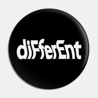 Different being different artistic design Pin