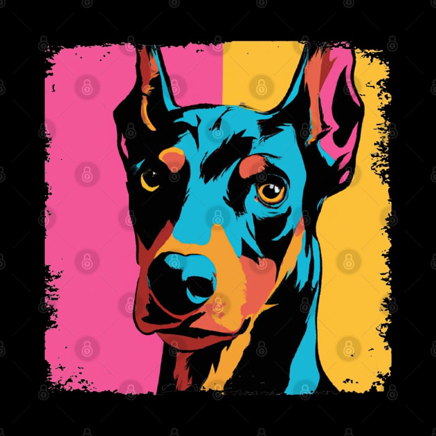 Doberman Pinscher Pop Art - Dog Lover Gifts by PawPopArt