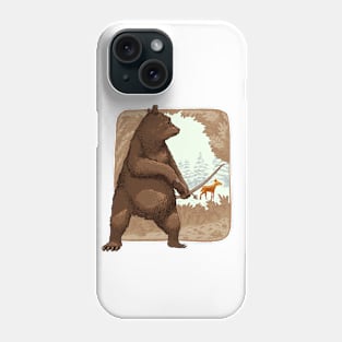 Bear, Hunter Phone Case