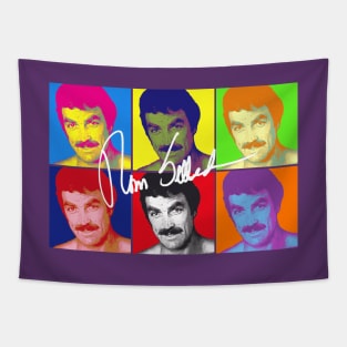 Tom Selleck Popart Tapestry