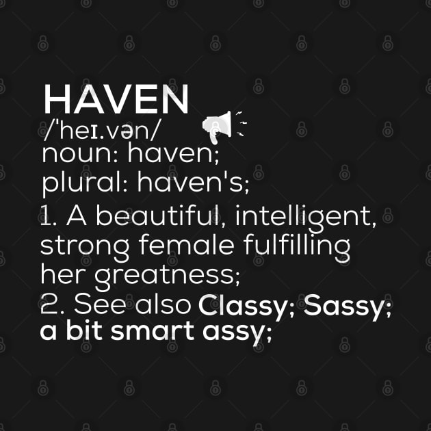 Haven Name Haven Definition Haven Female Name Haven Meaning by TeeLogic