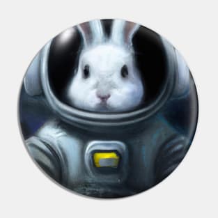 Rabbit in Space Pin