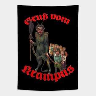 Gruß vom Krampus! (Vintage Design 2) Tapestry