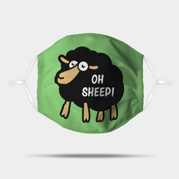 Funny Black Sheep - Black Sheep - Mask | TeePublic Funny Black Sheep - Black Sheep - Mask | TeePublic