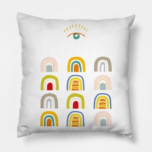 Rainbow Love Pillow