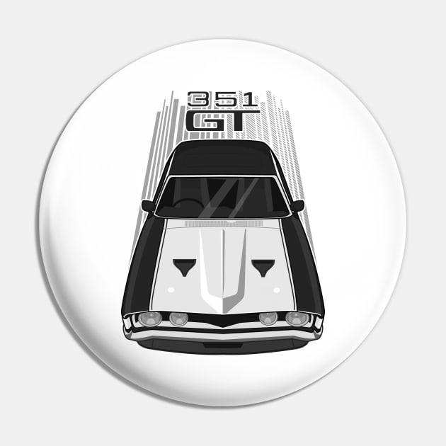 Ford Falcon XA GT 351 - Black and White Pin by V8social