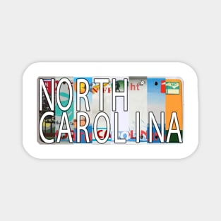 North Carolina License Plates Magnet