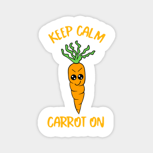 FUNNY Carrot Art Pun Magnet