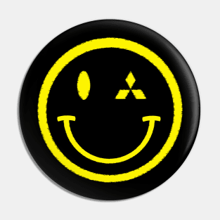 Mitsubishi Smily Face Pin