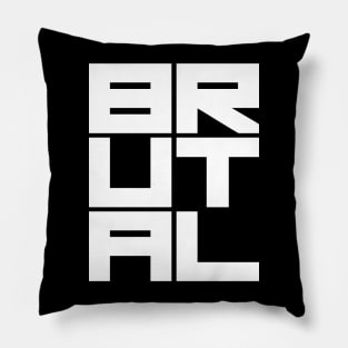 Brutal logo Pillow