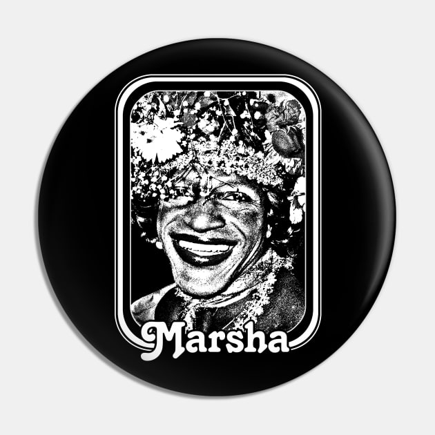 Marsha P Johnson /\/\/ Queer Icon Design Pin by DankFutura