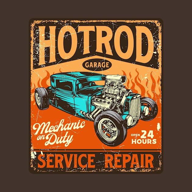 Hotrod Garage by Synergy Studios