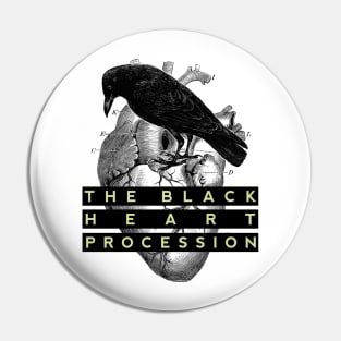 The Black Heart Procession Crow Tribute Pin