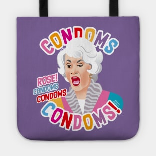 Condoms, Rose! Tote