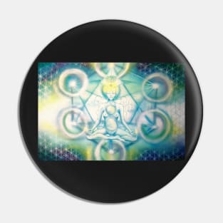 Merkaba Meditation Pin