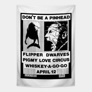 Flipper / Dwarves / Pigmy Love Circus Punk Flyer Tapestry