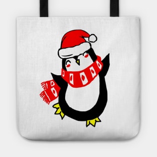 Christmas Penguin Tote